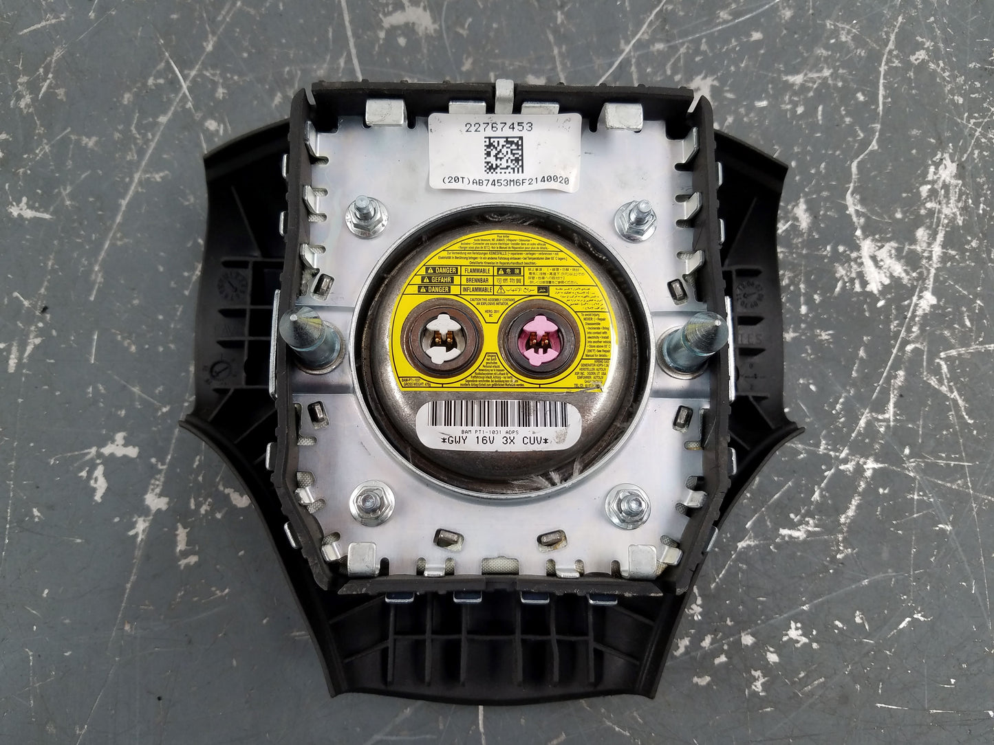 2012 Chevy Corvette Grand Sport Steering Wheel Airbag #2042 H7