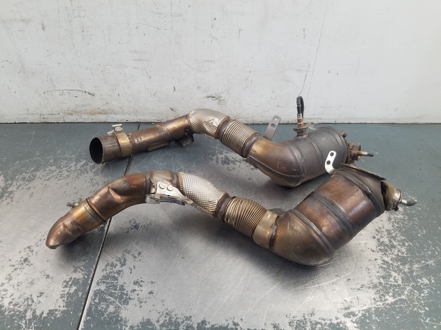 2015 BMW X5M F85 N63T 4.4L Downpipes / CATs #9227 B3