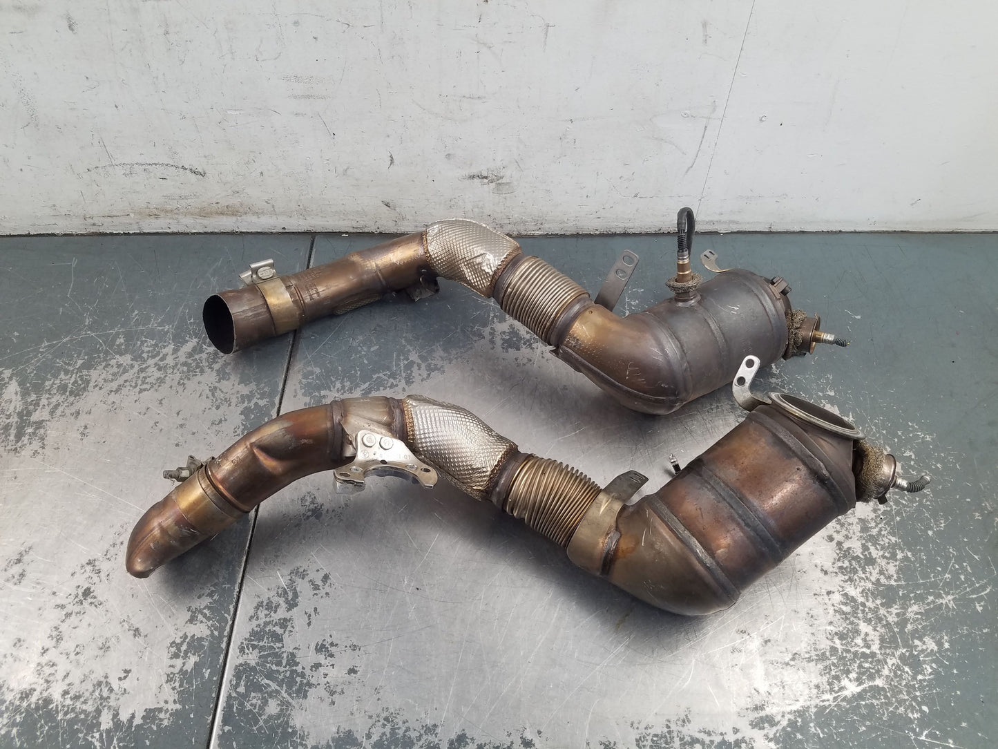 2015 BMW X5M F85 N63T 4.4L Downpipes / CATs #9227 B3