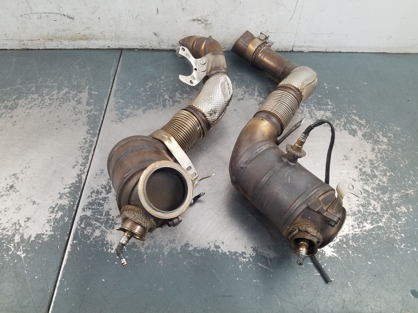 2015 BMW X5M F85 N63T 4.4L Downpipes / CATs #9227 B3