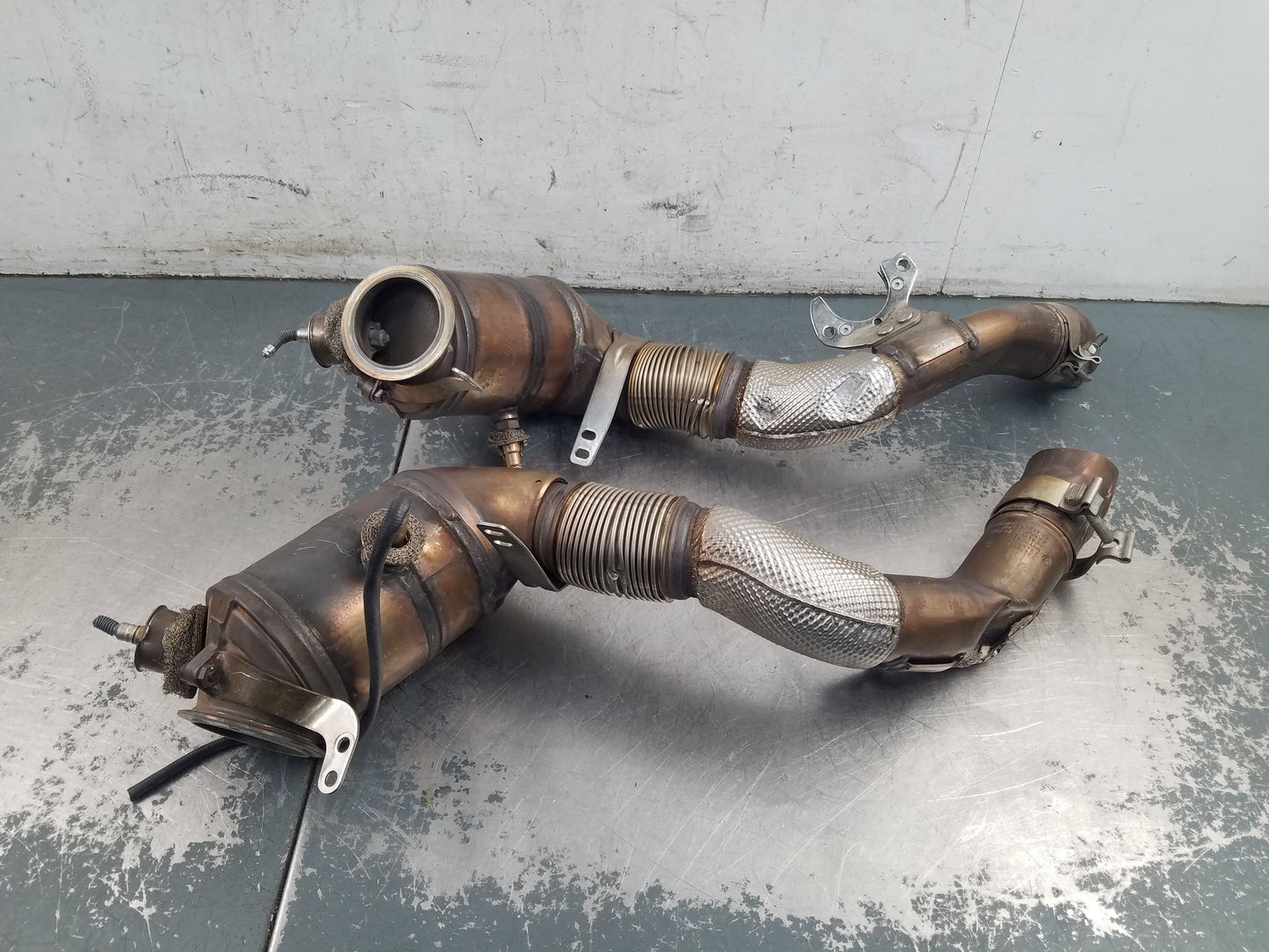 2015 BMW X5M F85 N63T 4.4L Downpipes / CATs #9227 B3