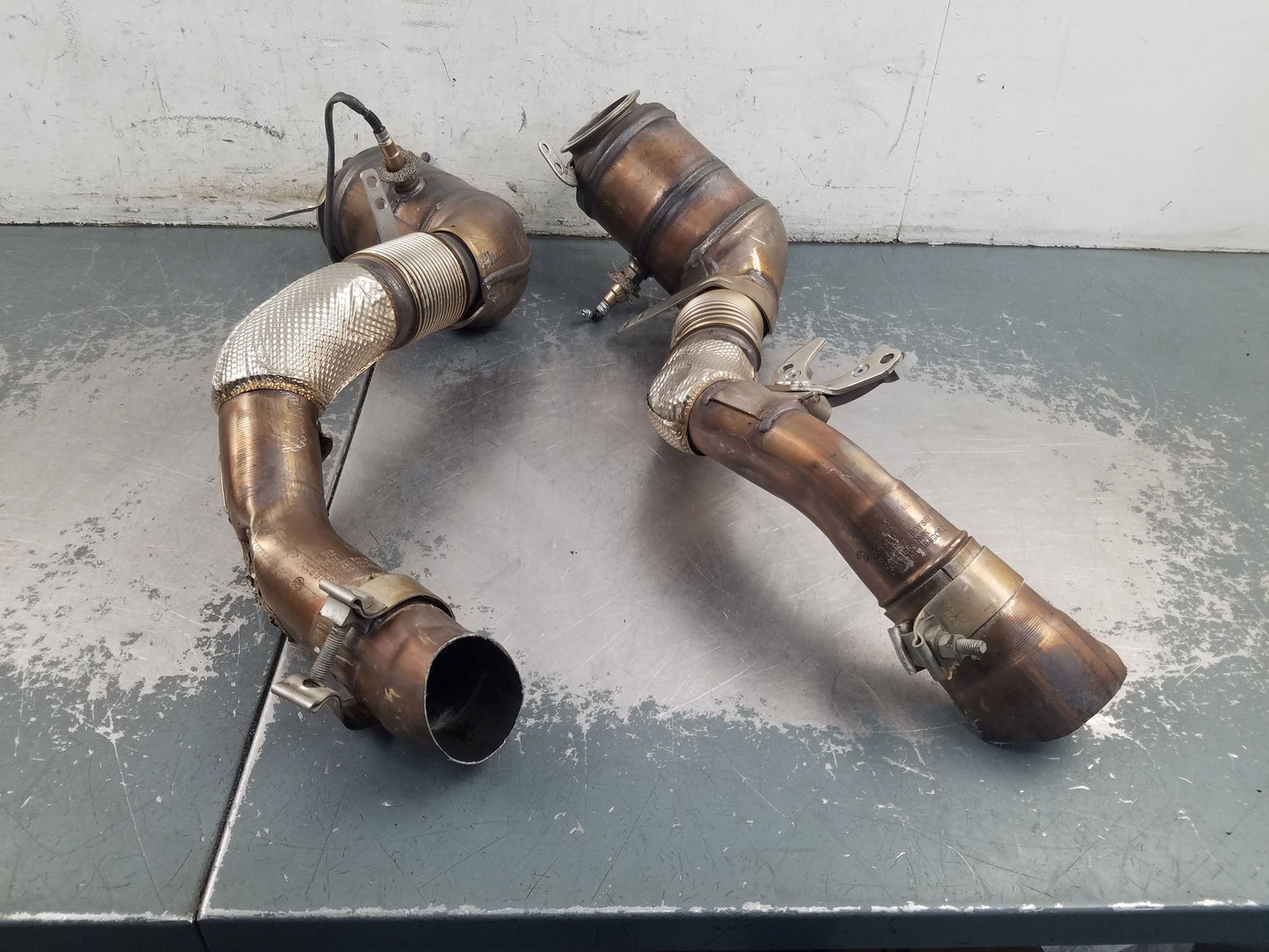2015 BMW X5M F85 N63T 4.4L Downpipes / CATs #9227 B3