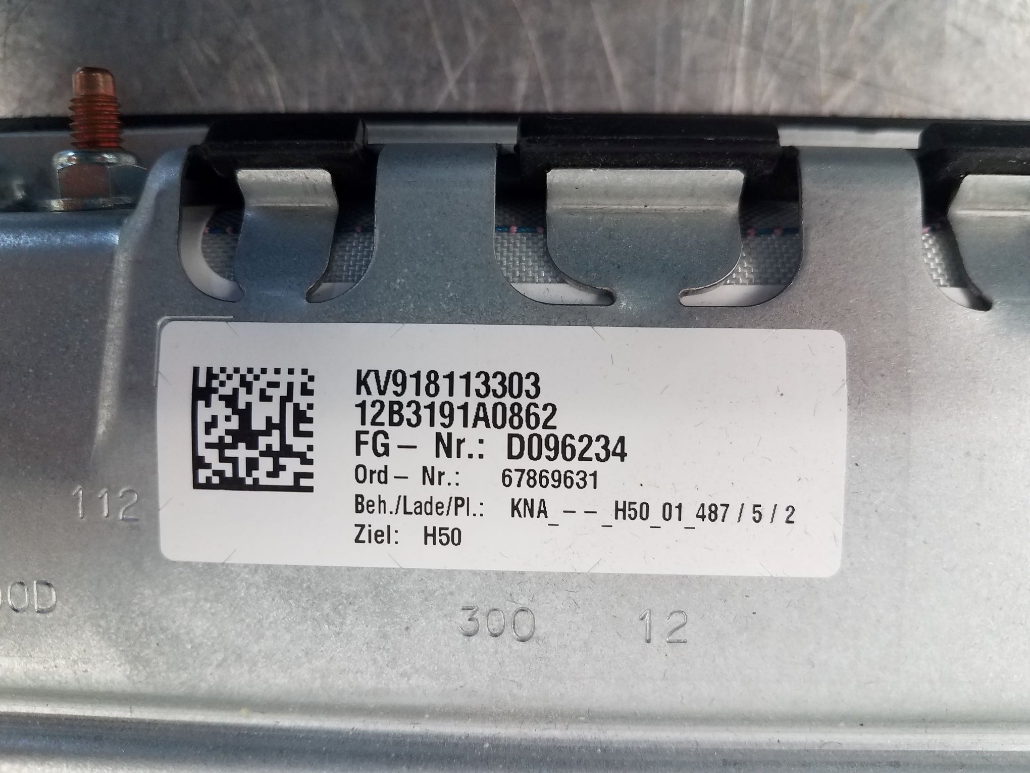 2013 BMW M5 F10 Right Passenger Knee Airbag #6234