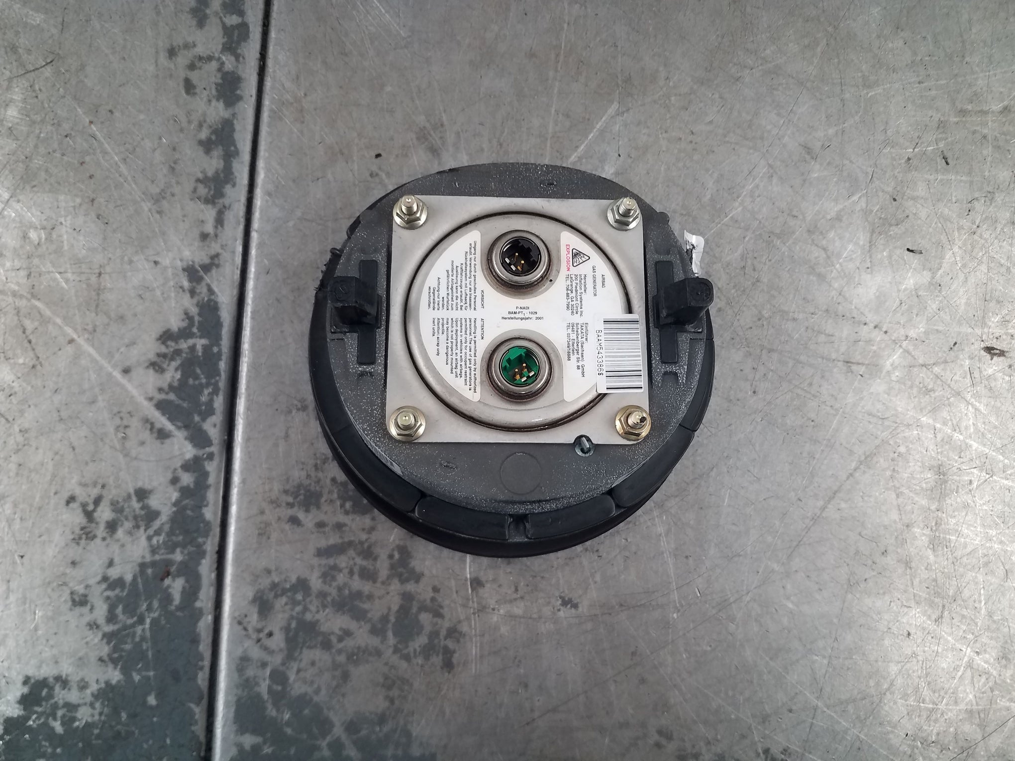 2002 BMW M5 E39 Steering Wheel Airbag #0823