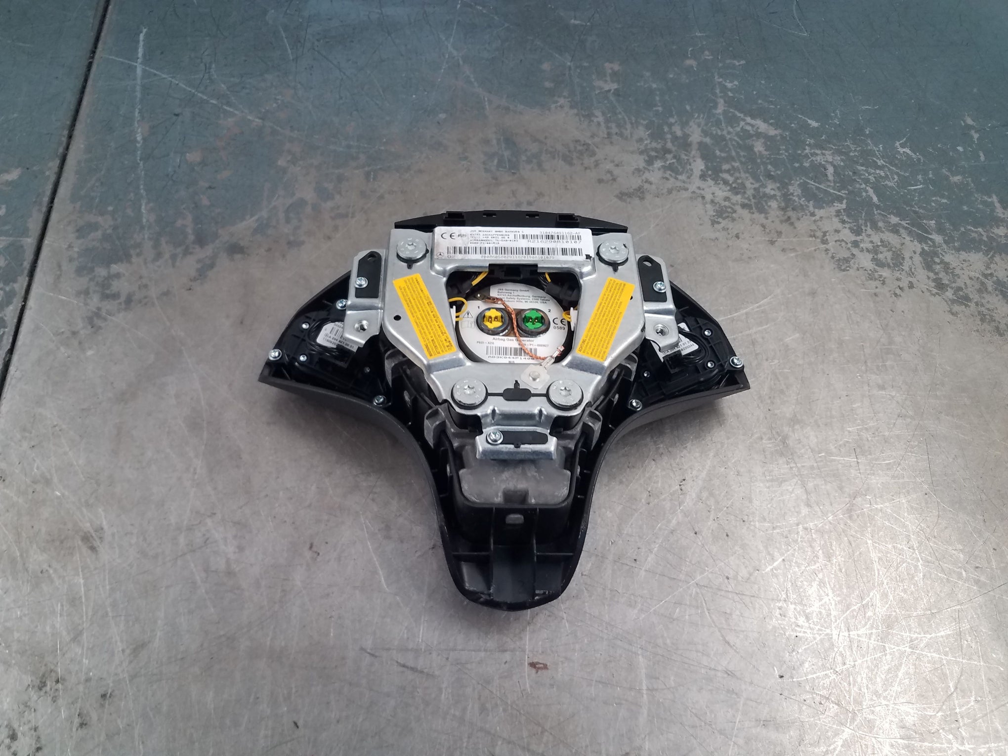 2008 Mercedes Benz AMG C 63 Steering Wheel Airbag #9566