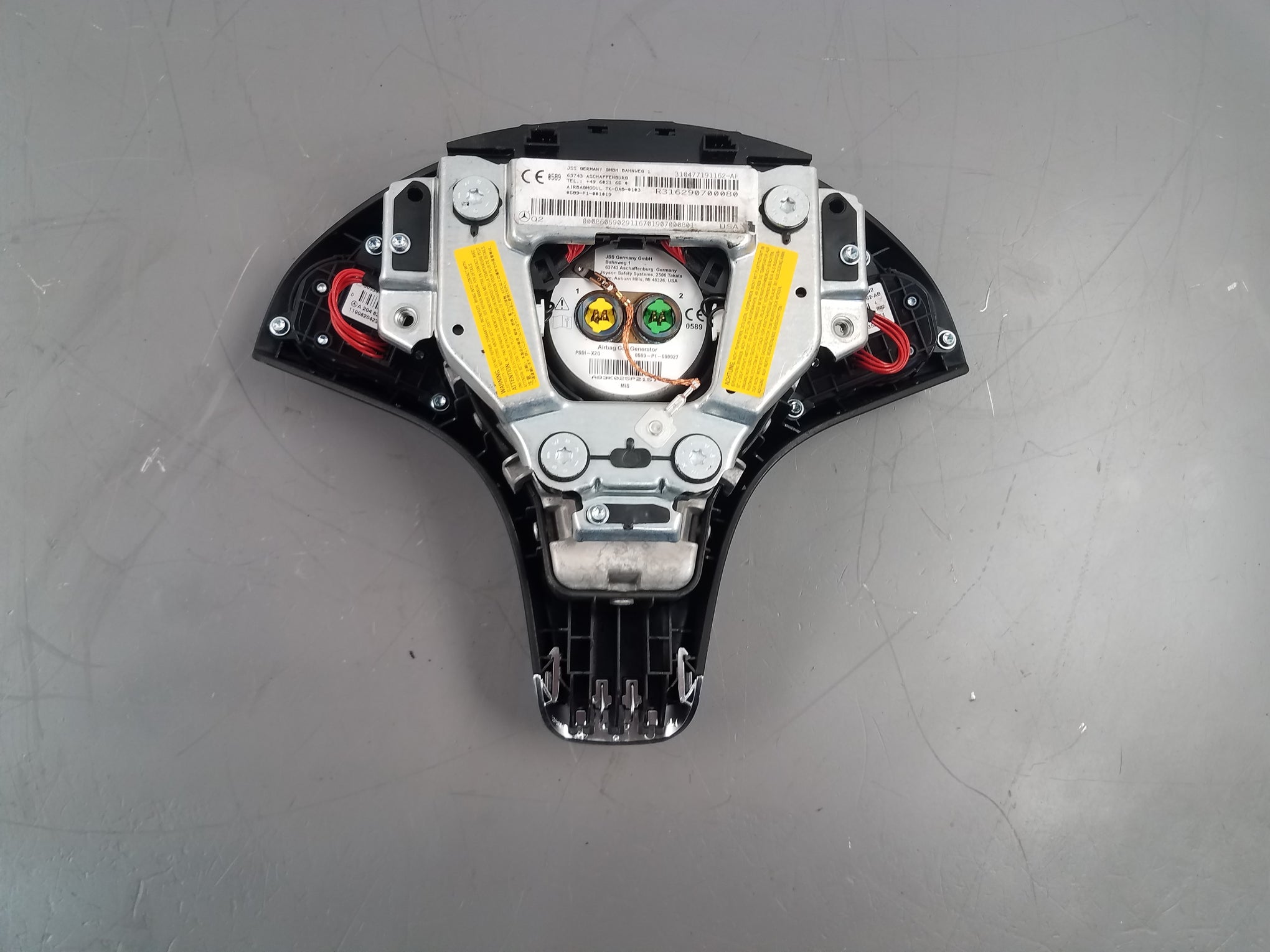 2011 Mercedes Benz AMG E 63 Steering Wheel Airbag #8509