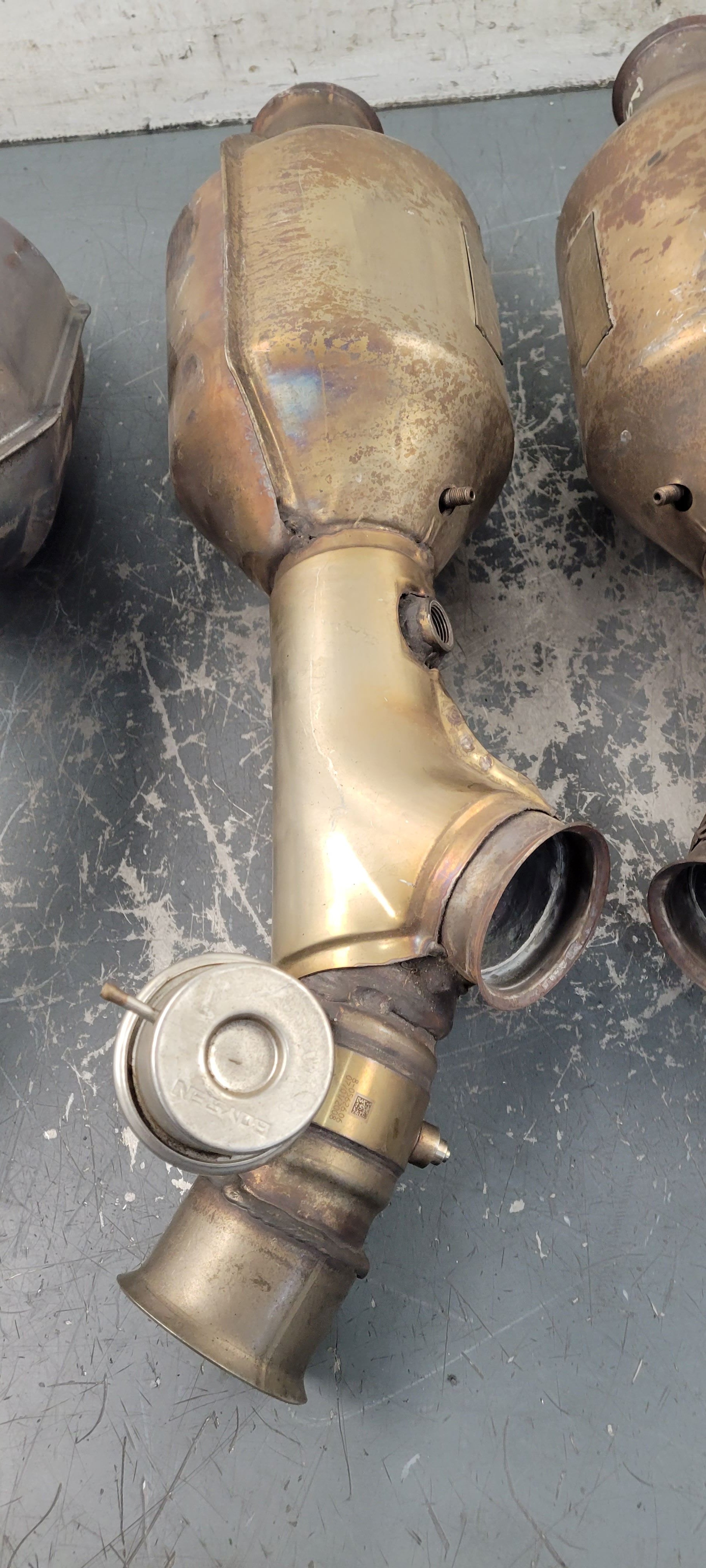2009 Lamborghini Murcielago LP-640 Arvin Meritor Downpipes / CATs - 4 #0006 Y8