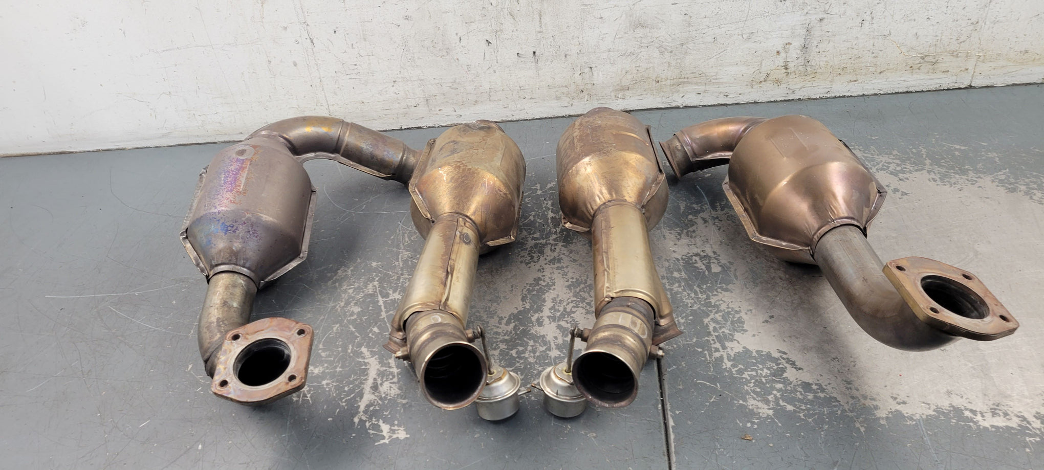 2009 Lamborghini Murcielago LP-640 Arvin Meritor Downpipes / CATs - 4 #0006 Y8