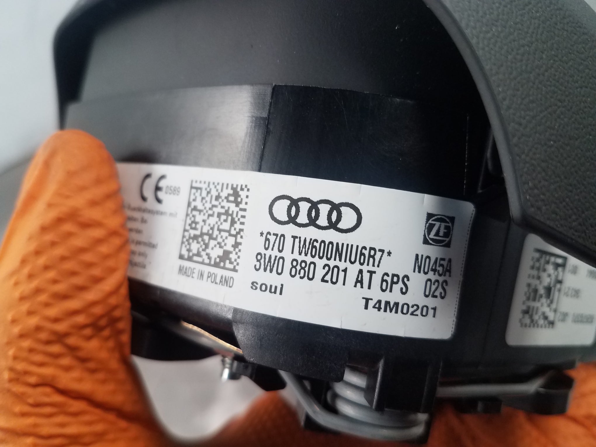 2022 Audi S4 Quattro B9 Steering Wheel Airbag #3249 B6