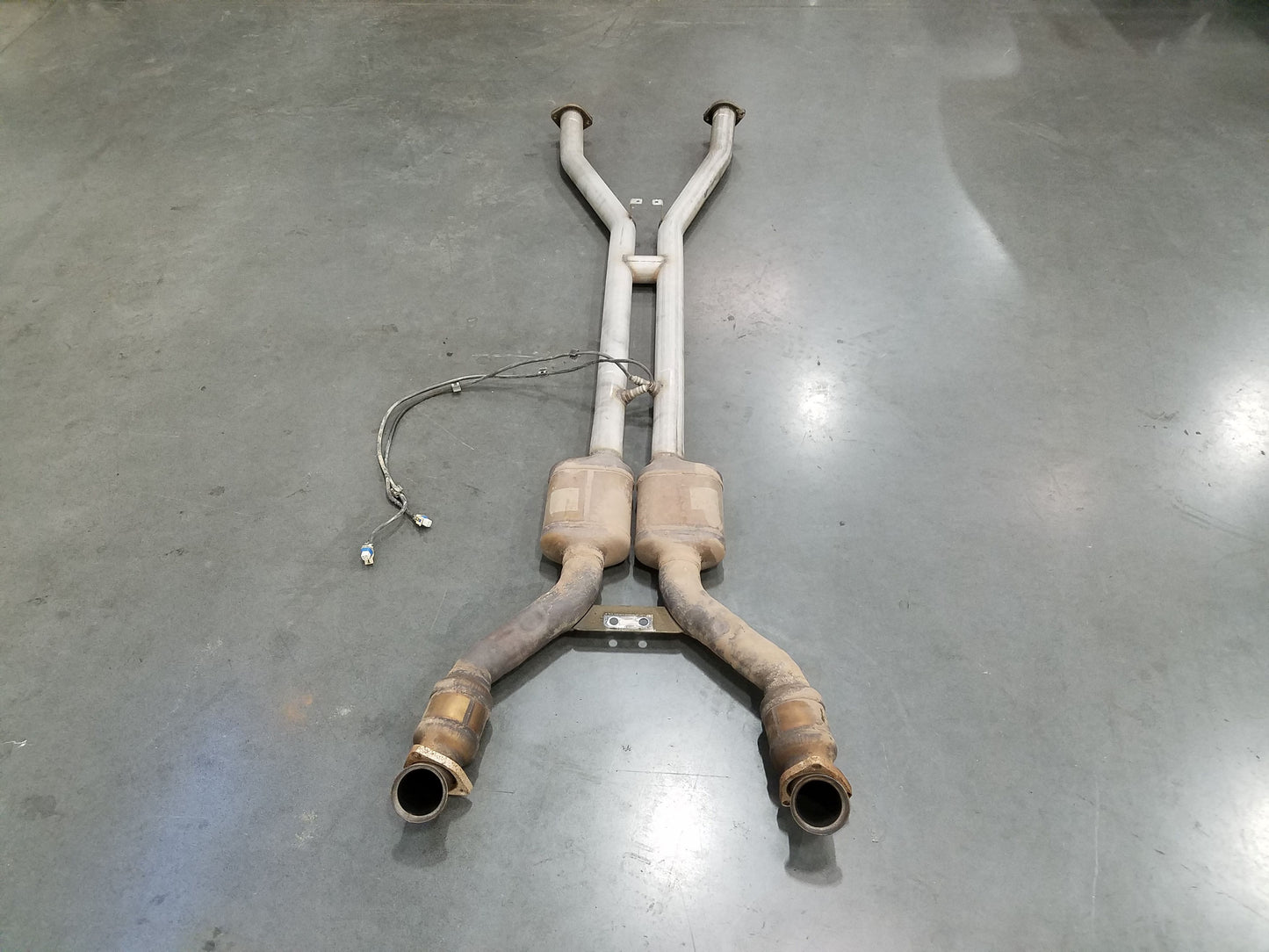 2004 Chevy Corvette C5 Vert Mid Pipes / CATs #8499 A5