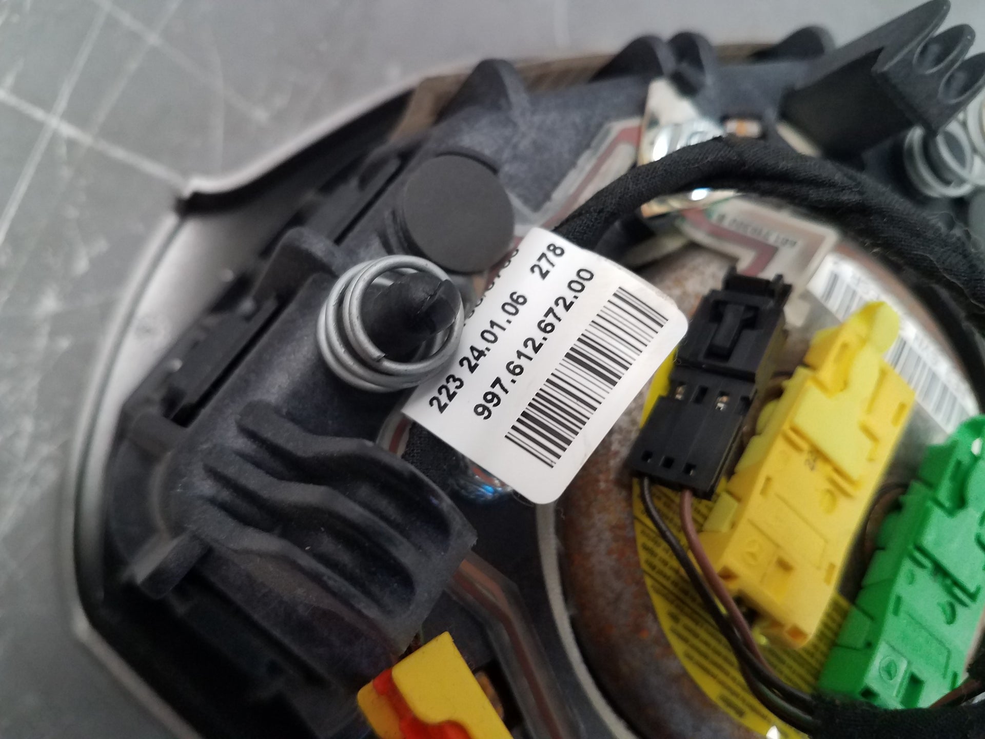 2006 Porsche Cayman S 987 Steering Wheel Airbag #3399 F4