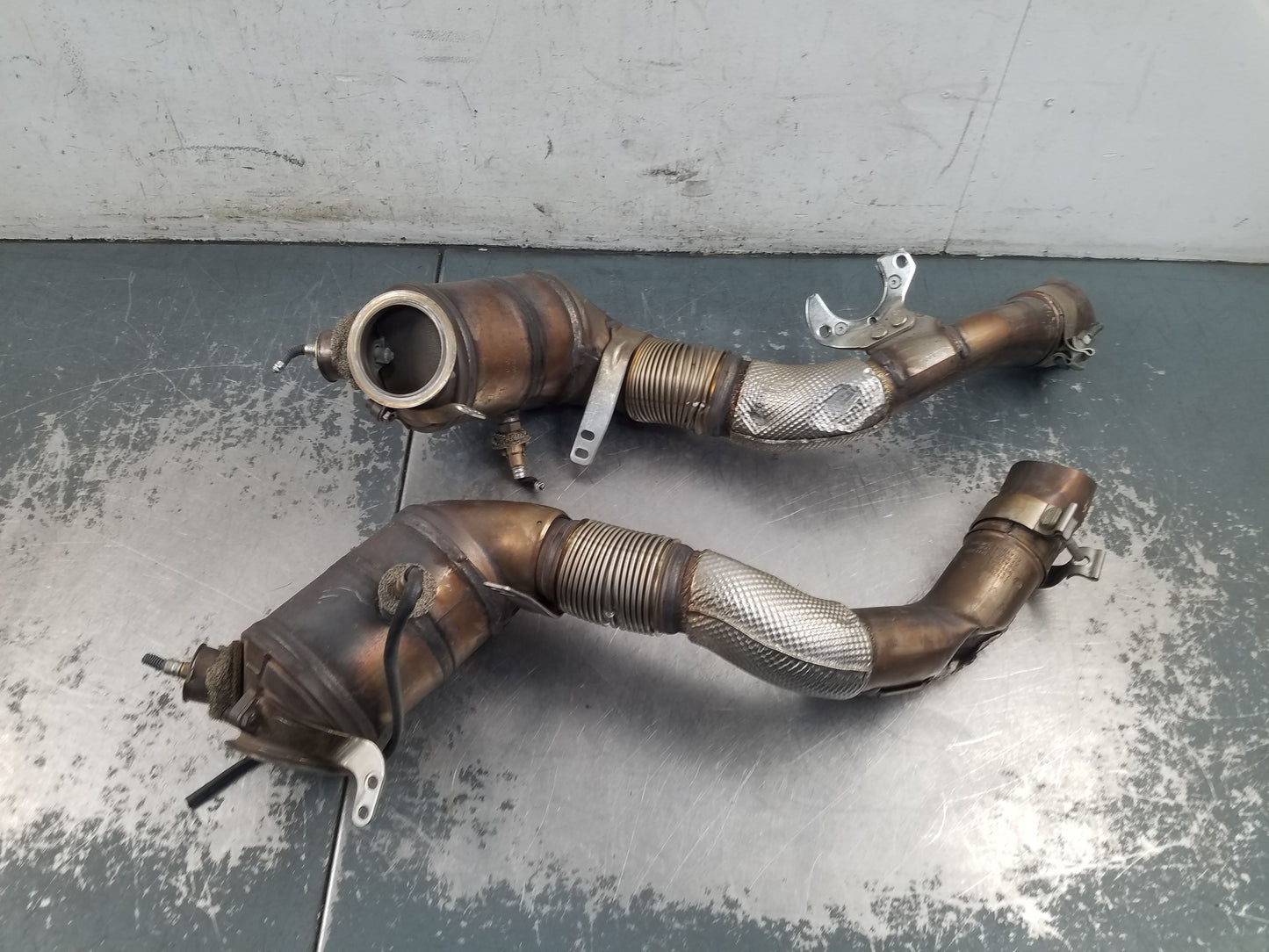 2015 BMW X5M F85 N63T 4.4L Downpipes / CATs #9227 B3
