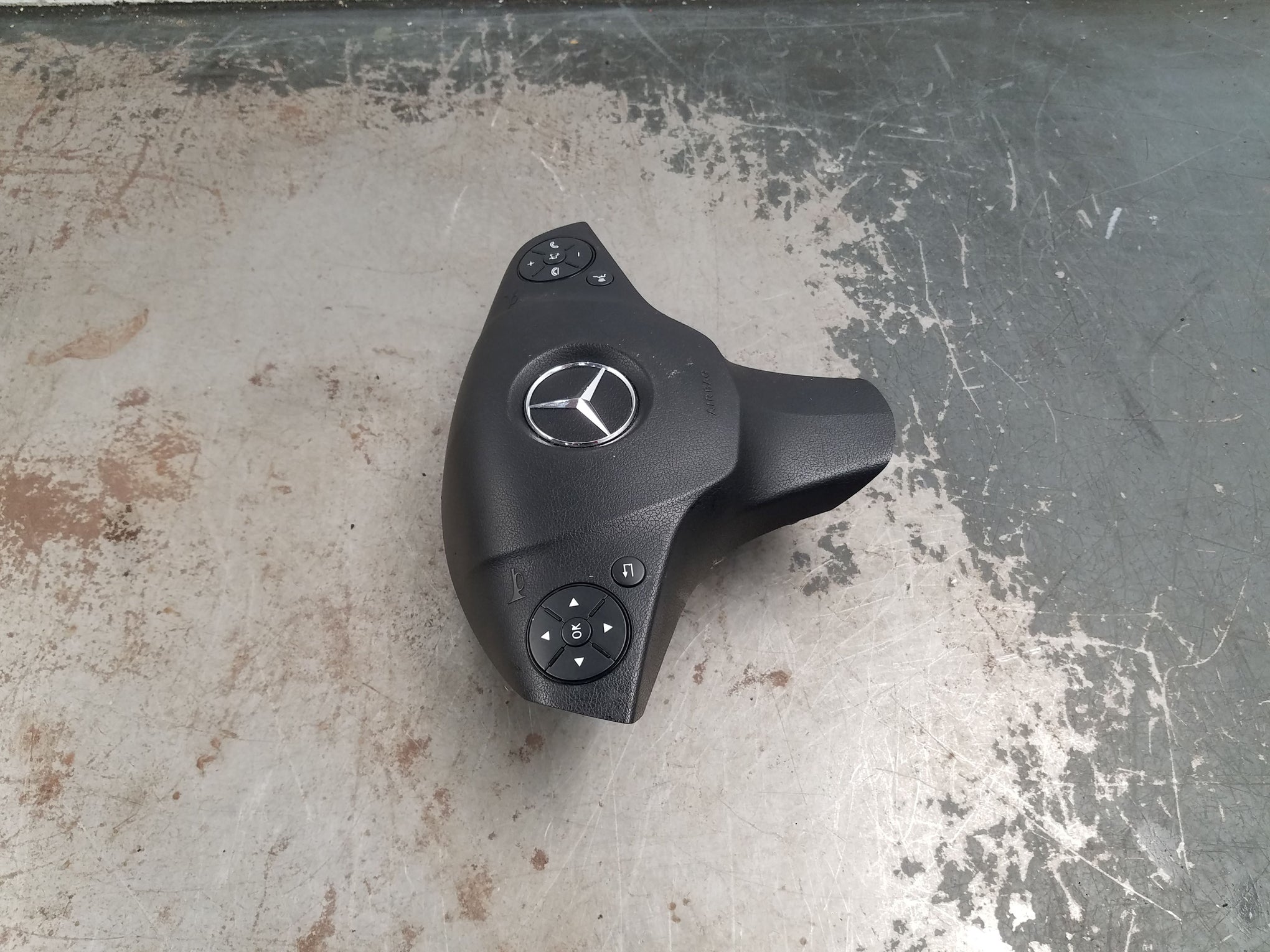 2010 Mercedes Benz AMG C 63 Steering Wheel Airbag #8001 Q6