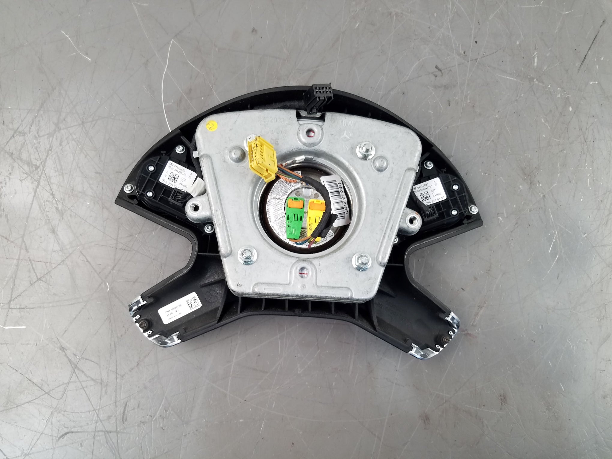 2011 Mercedes Benz AMG E 63 Steering Wheel Airbag #7920