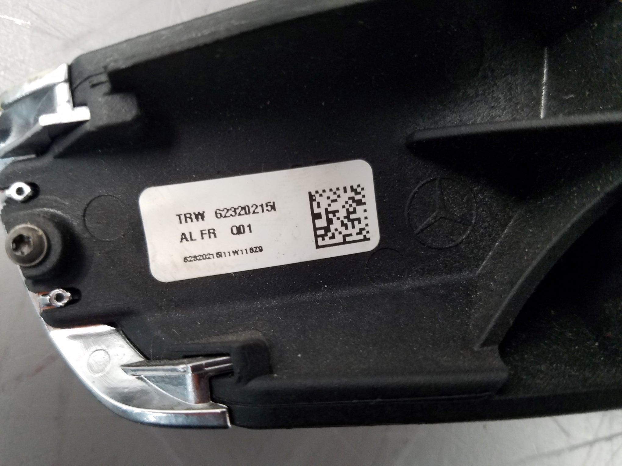2011 Mercedes Benz AMG E 63 Steering Wheel Airbag #7920