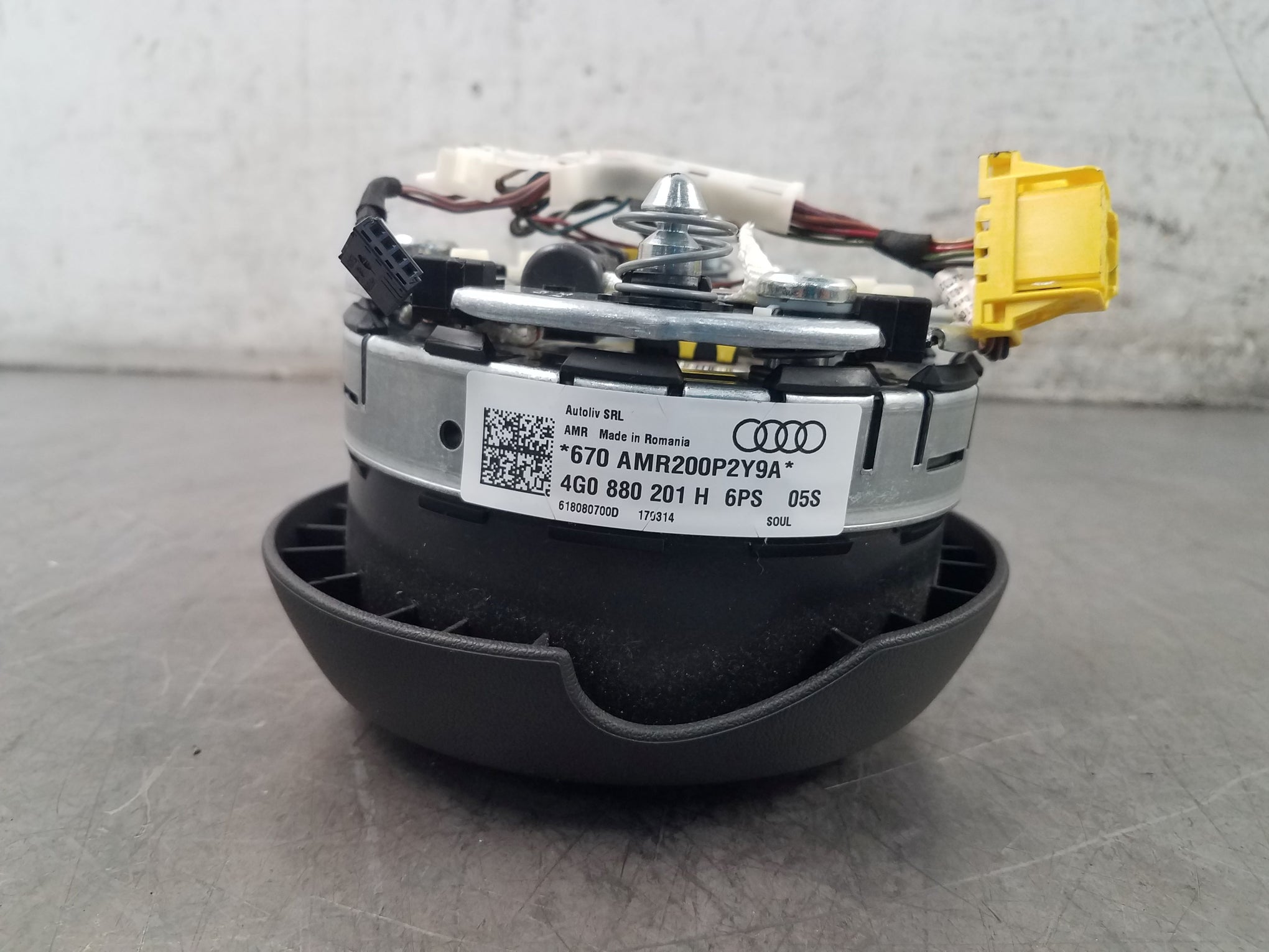 2014 Audi S6 Quattro C7 Steering Wheel Airbag #1779