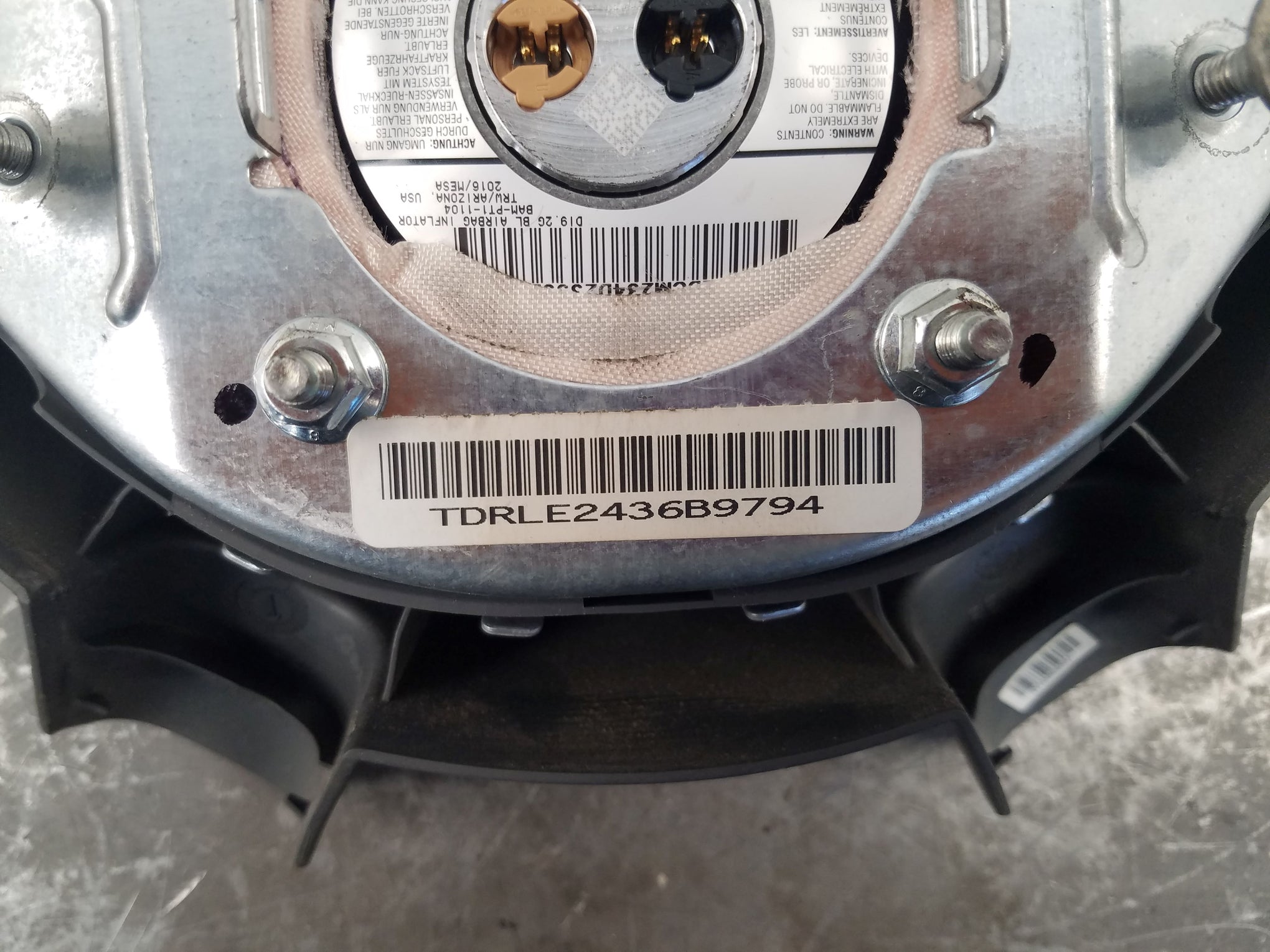 2007 Dodge Ram 2500 Crew Cab 4x4 Steering Wheel Airbag #9437