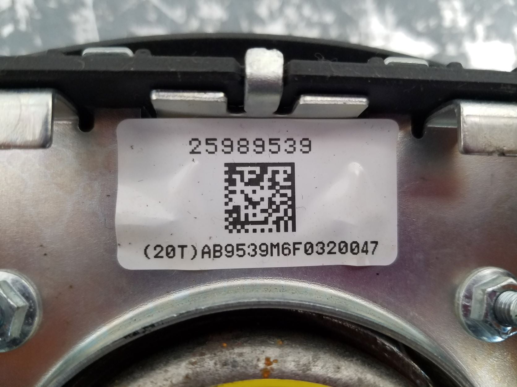 2011 Chevy Corvette C6 Grand Sport Steering Wheel Airbag #8373 C3